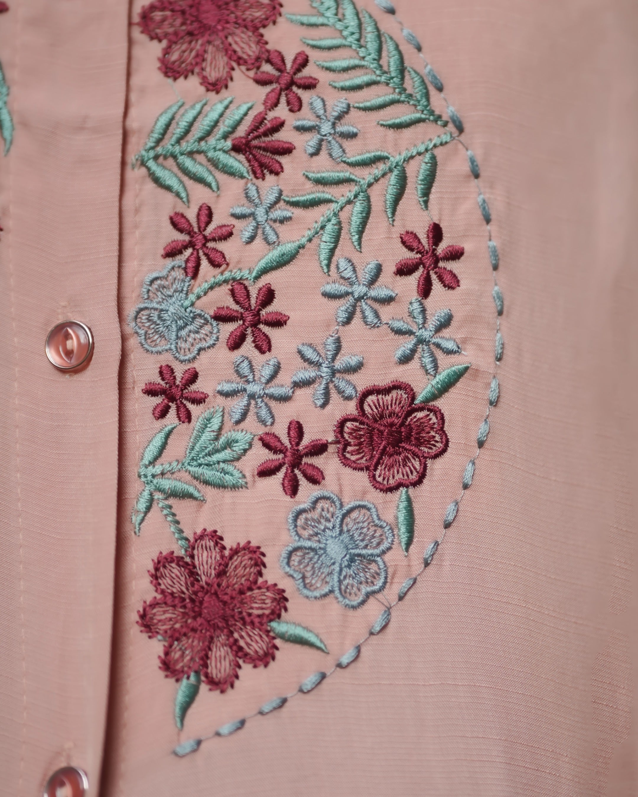 Short Sleeve Button-Down Crop Shirt